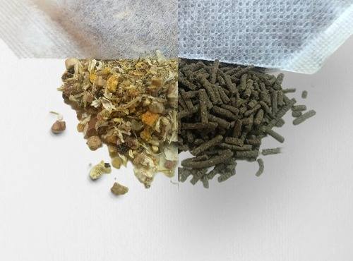 兩種代用茶茶包填充內(nèi)料